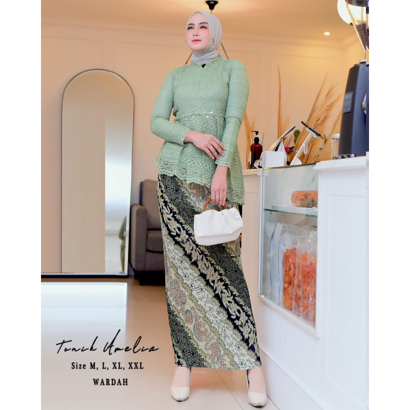 Setelan Kebaya Brukat Wisuda Amelia Nk / Kebaya Modern / Kebaya Wisuda / Kebaya Busui / Kebaya Pesta / Kebaya Kondangan