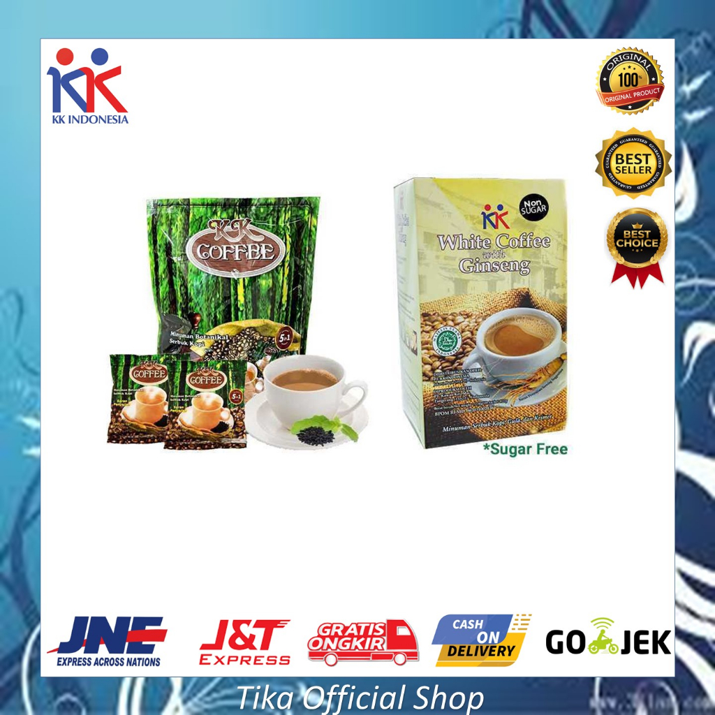 

KK Coffee Kopi 5 in 1 White Coffee With Ginseng KK Indonesia Original Meningkatkan Stamina Baik Untuk Kesuburan