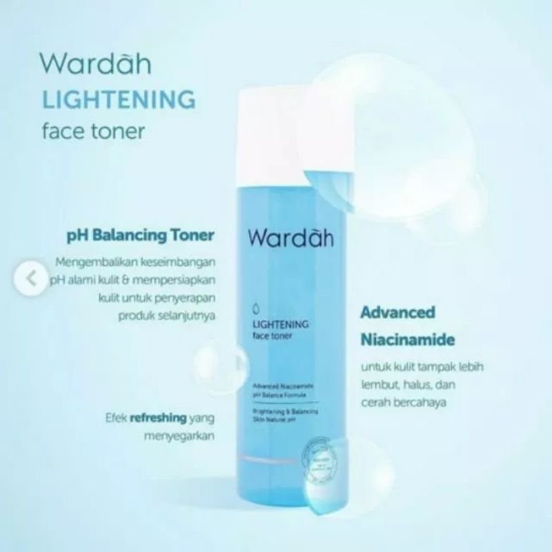 Wardah lightening face toner 150ml