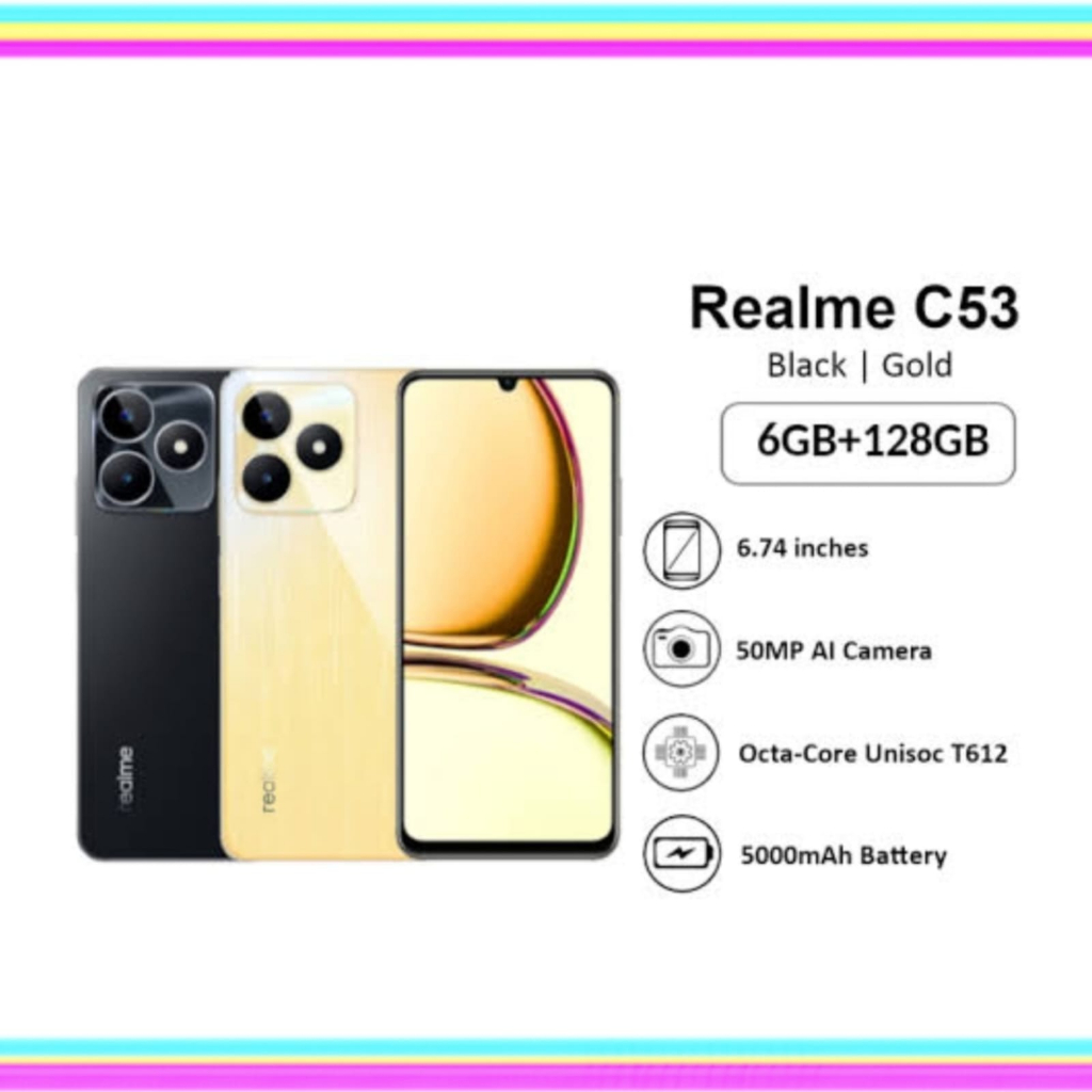 REALME C61 8/128 NEW GARANSI RESMI