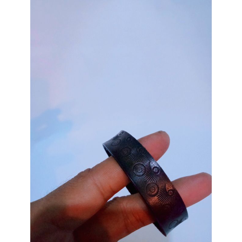 gelang kulit sapi ketrik pantex gelang kulit gelang tangan gelang handmade gelang rajut