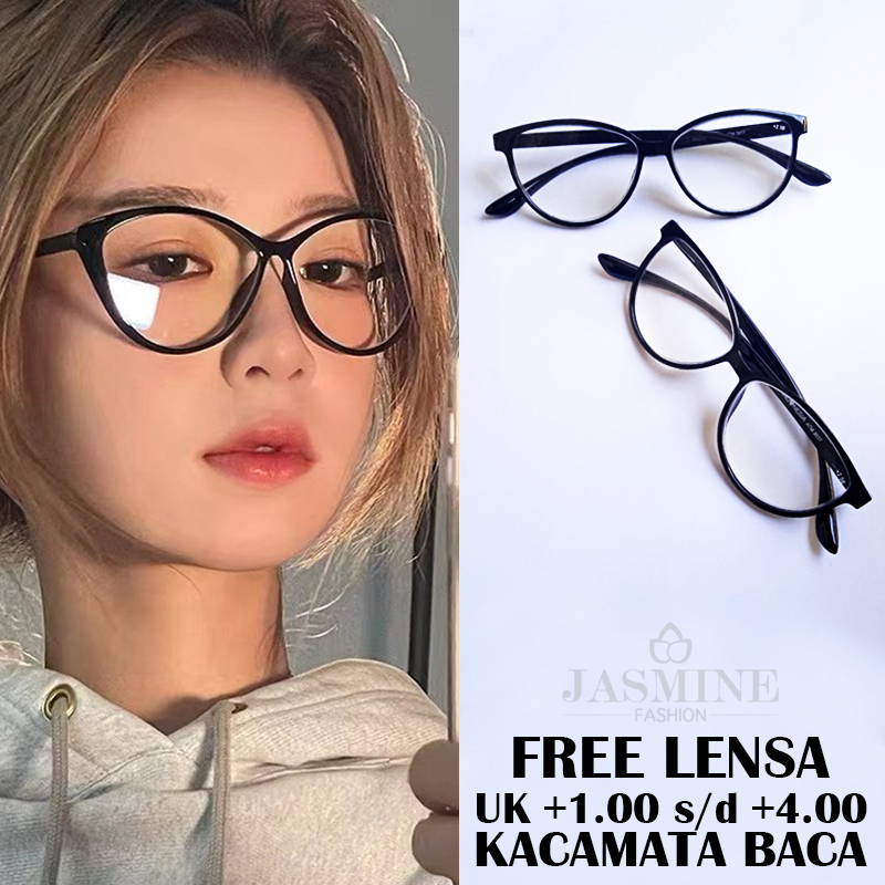 Kacamata Plus (+) Uk +0.50 s/d +4.00 Kaca mata Baca Plus dan Minus Kacamata Rabun Dekat Bingkai Mode