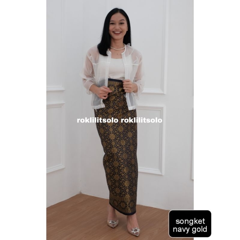 ROK LILIT SONGKET PALEMBANG / KAIN LILIT SONGKET / ROK KONDANGAN / songket premium