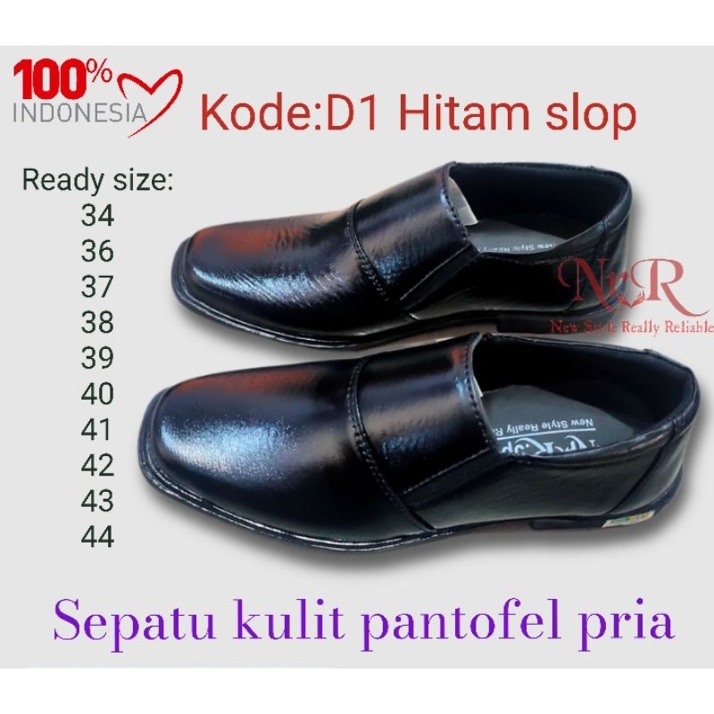 Sepatu Pantofel Pria  Sepatu Pantofel anak laki laki Sepatu Kulit Kerja Formal Pria Anak anak Remaja Dan Dewasa SEPATU PANTOFEL HITAM TALI KULIT PRIA NRR NGANJUK