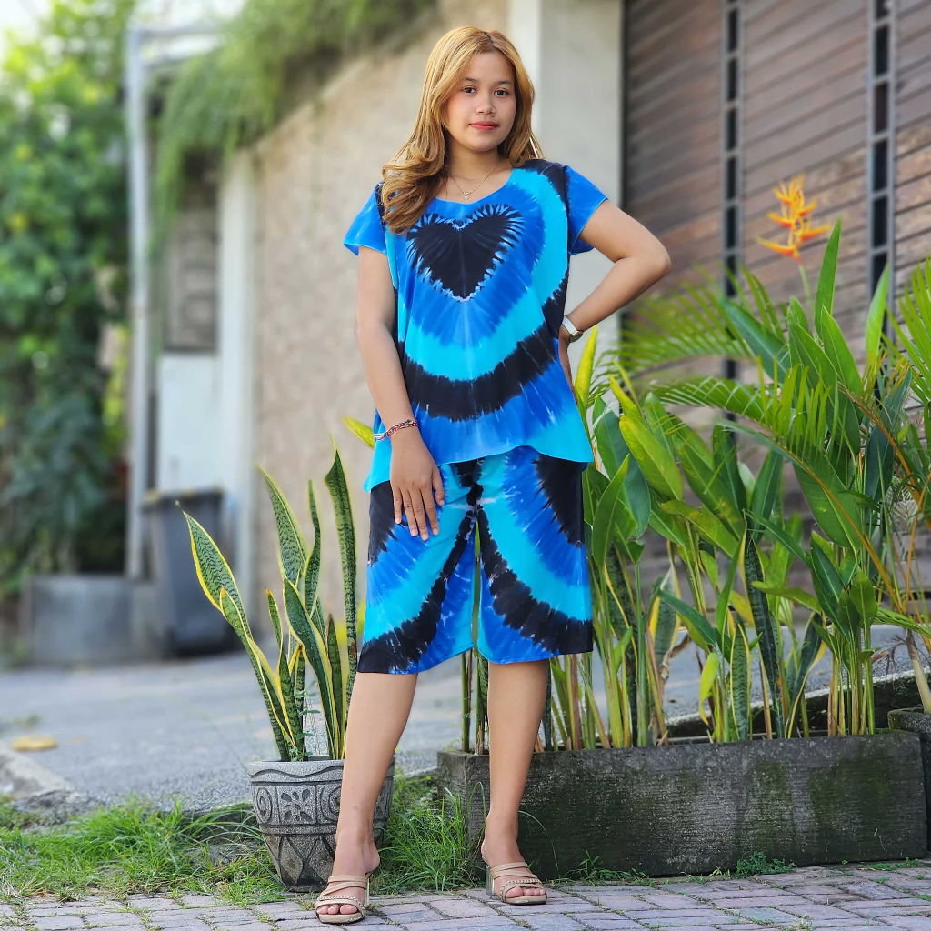 Babydoll Setelan Pendek Neci Pelangi Bali