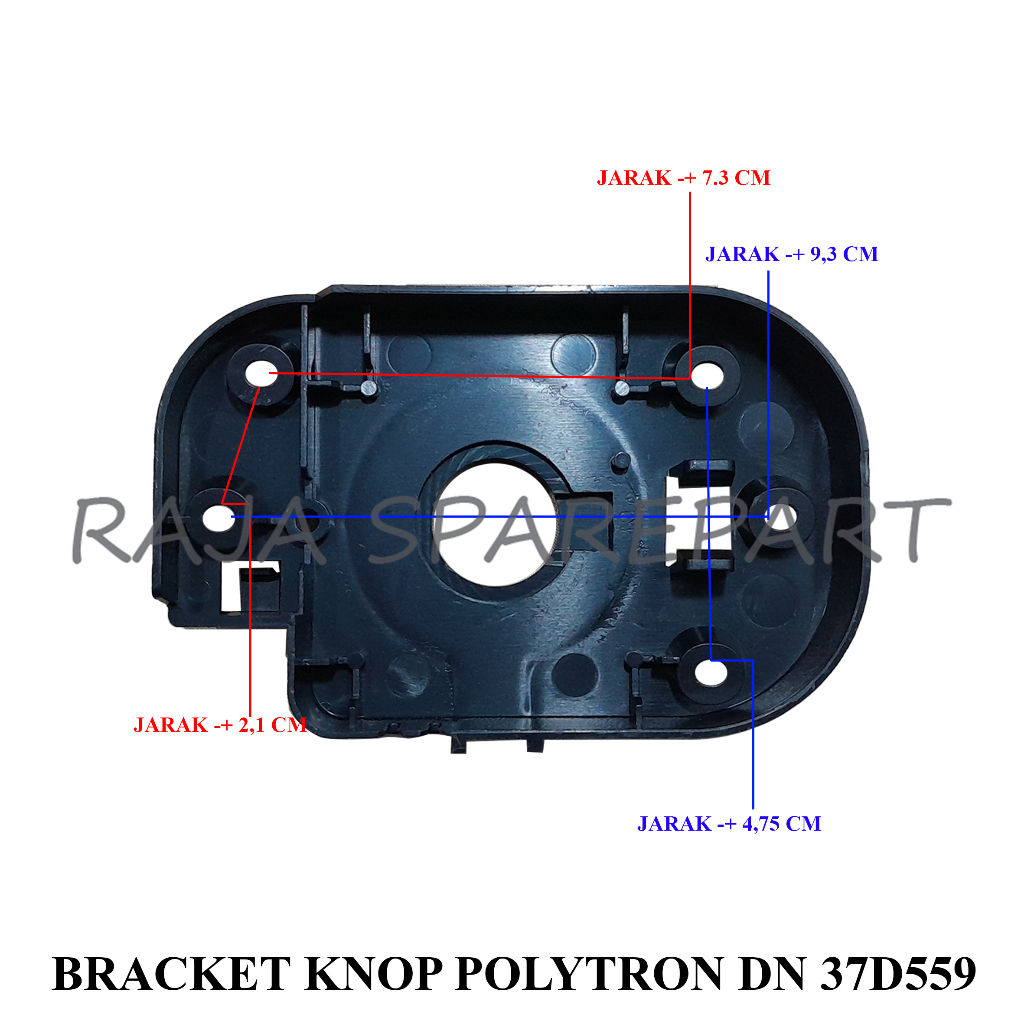 BRACKET MESIN CUCI/TATAKAN TIMER/BRACKET KNOP POLYTRON DN 37D559