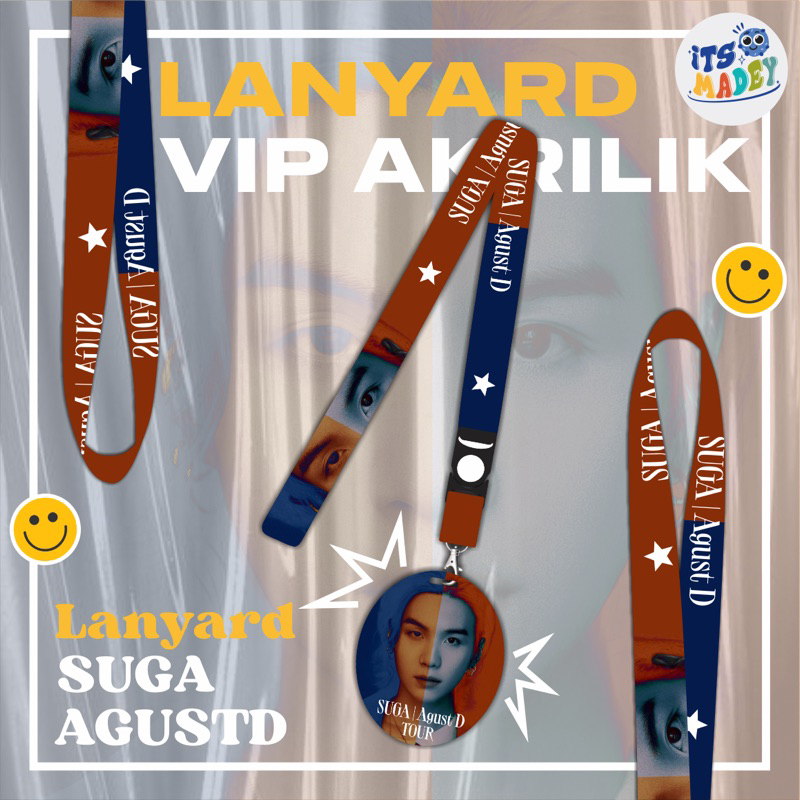 LANYARD SUGA AGUST D  D-DAY CONCERT | LANYARD SUGA AGUST D MIN YOONGI KONSER