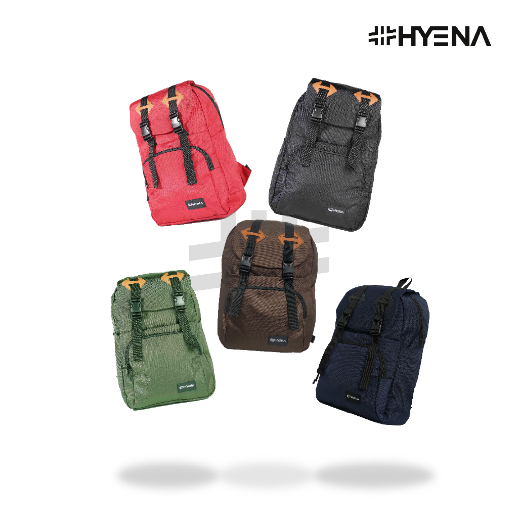 Backpack Pria Wanita HYENA Ukuran Besar Ada Slot Laptop Fashion Korea - HYBRAND AF82