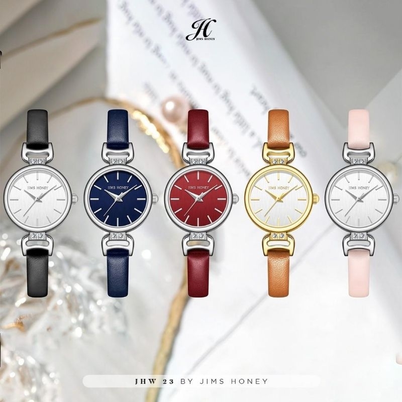 JHW 23 JAM TANGAN JIMS HONEY ORI WANITA IMPOR QUARTZ WATER RESISTANT WATCH ARLOJI CEWEK  ANTI AIR JHW23