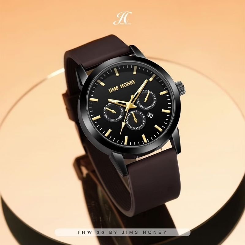 JHW 20 JAM TANGAN JIMS HONEY ORI COUPLE UNISEX WATCH ANALOG QUARTZ WATER RESISTANT ARLOJI PRIA WANITA ANTI AIR JHW20