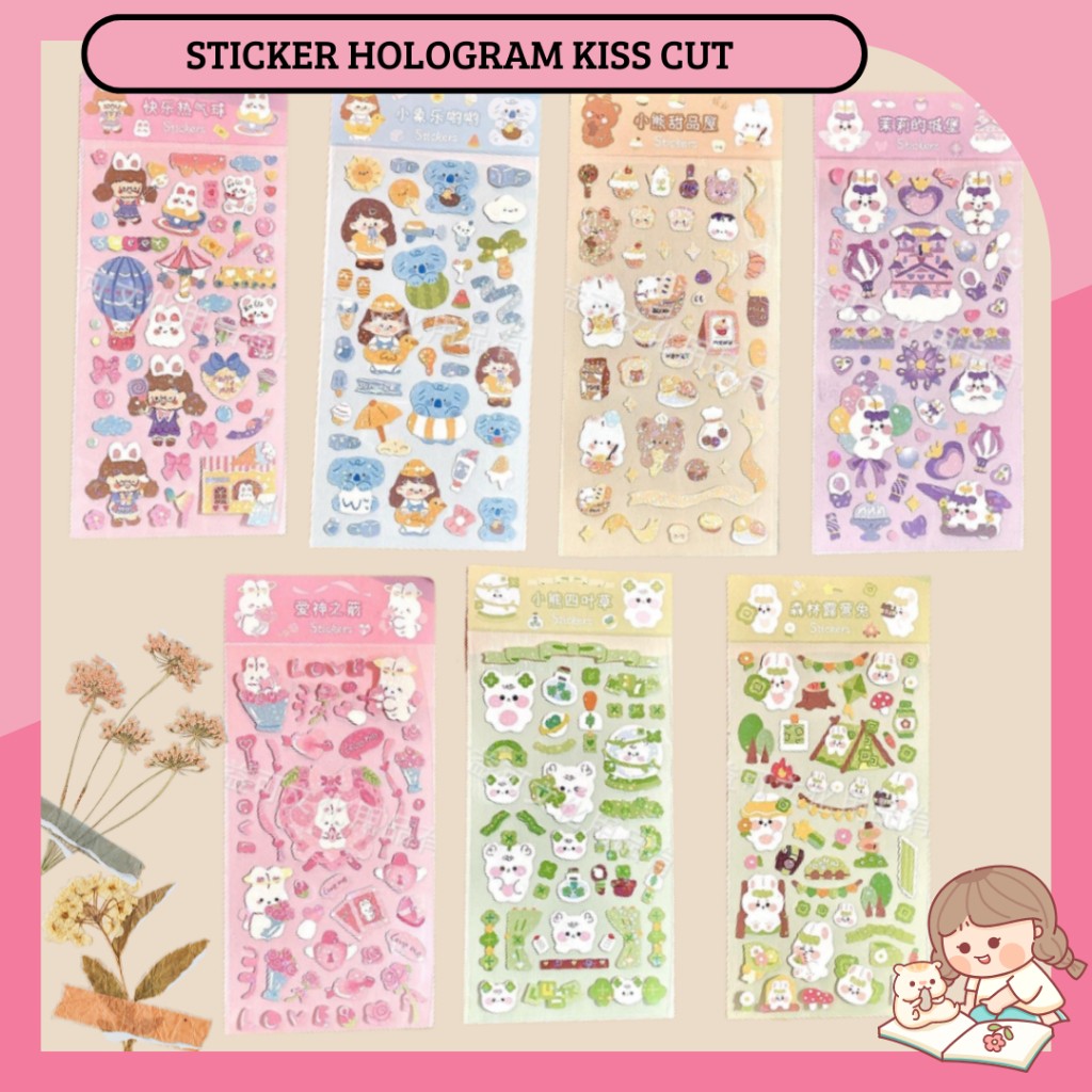 

STICKER MEMO DIY KISS CUT KOREA LUCU AESTETIC