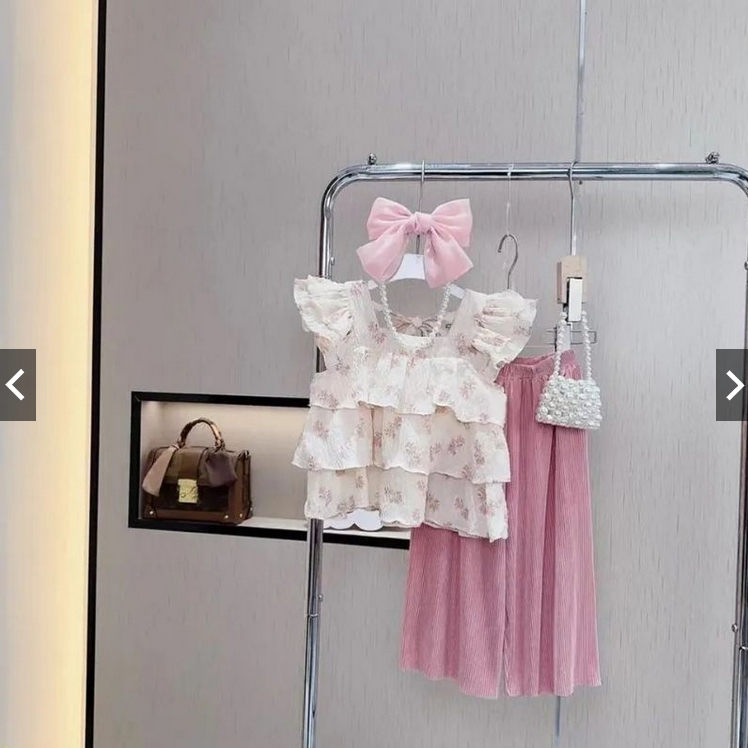 ONE SET RUFFLE CELINE / SET ANAK PEREMPUAN RUFFLE