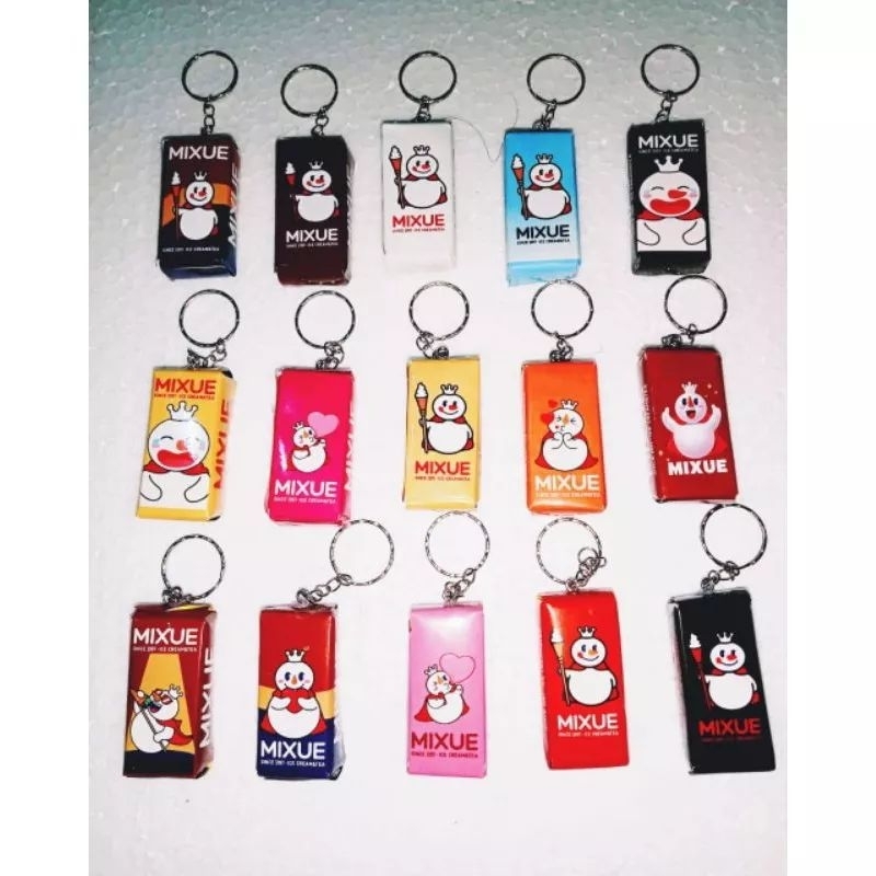 GANCI MIXUE / GANTUNGAN KUNCI MIXUE / GANTUNGAN KUNCI UNIK LUCU