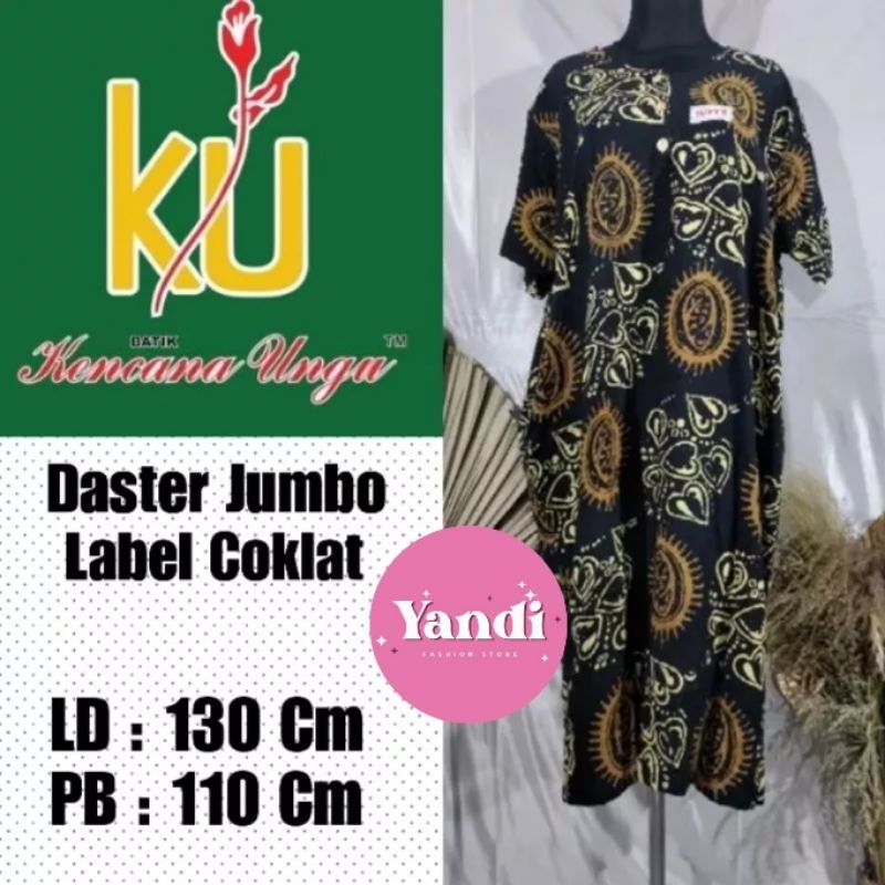 KENCANA UNGU ORI DASTER JUMBO LABEL COKLAT LD 130 CM