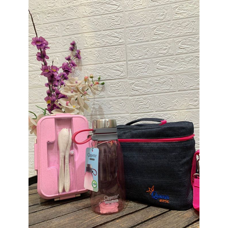 Lunch set (Bag + Box + Bottle)