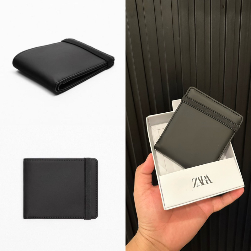 Dompet Man Rubberised Wallet Zara