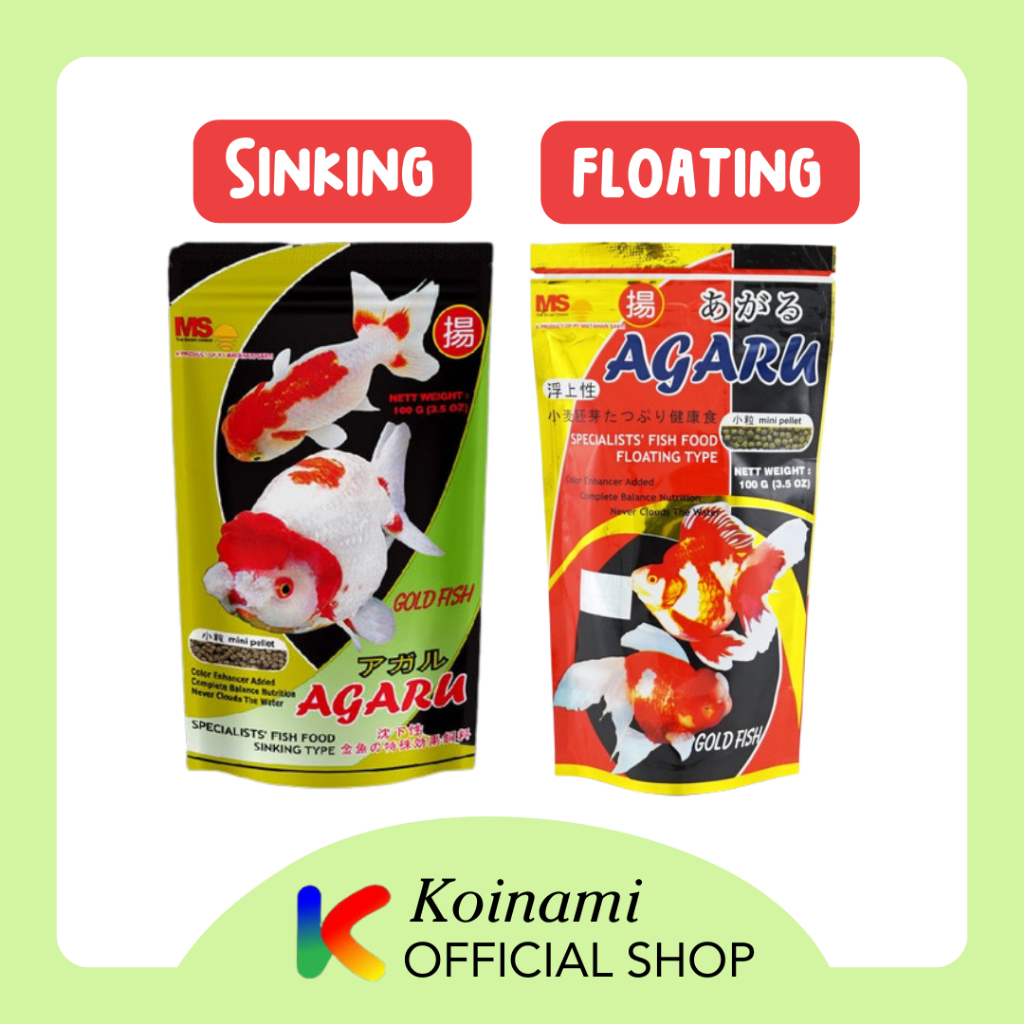 AGARU SINKING / AGARU FLOATING / MAKANAN IKAN