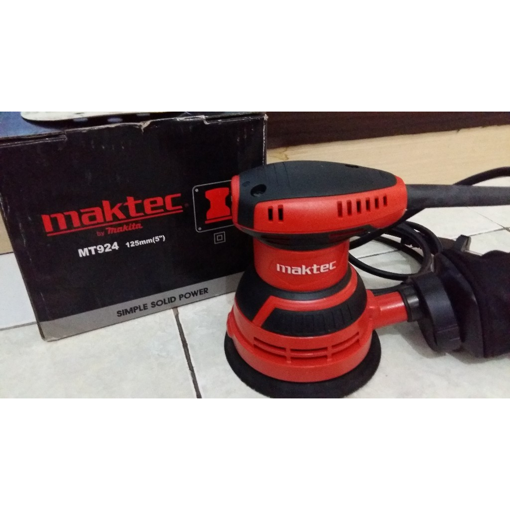 Maktec MT924 Orbital Sander Mesin Amplas Bulat