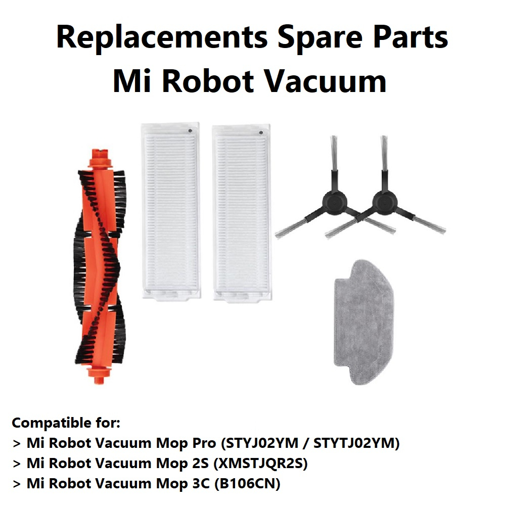 Replacement Spare Parts for MIJIA Robot Vacuum - Spare Part Pengganti untuk Mijia Robot Vacuum (Tipe Tertentu)