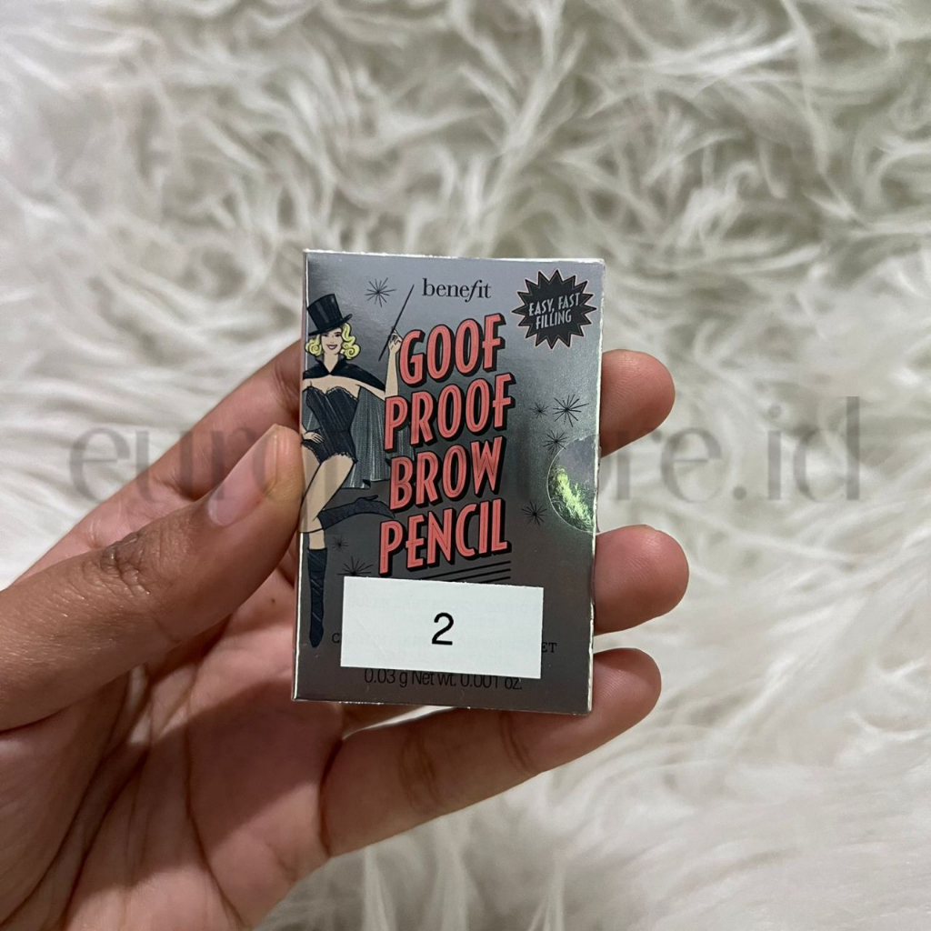 READY STOCK Benefit Goof Proof Brow Pencil Travel Size