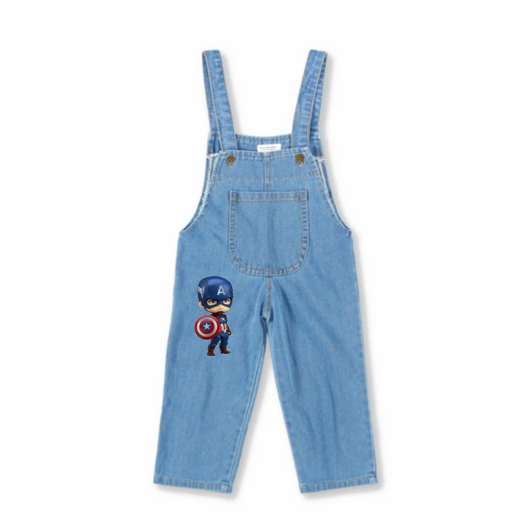 OVERALL JEANS PANJANG ANAK/ OVERALL KARAKTER ANAK / OVERALL ANAK