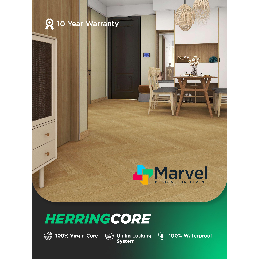 Lantai SPC Herringbone MARVEL HERRINGCORE