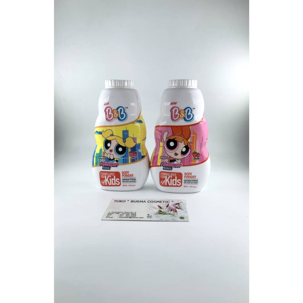 B&amp;B POWERPUFF GIRLS BODY POWDER 150GR