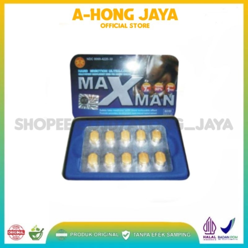 OBAT MAXMAN ASLI ORIGINAL 100% PENAMBAH STAMINA PRIA MAX MAN