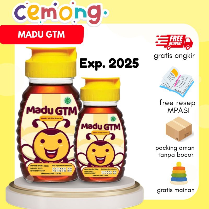 [SALE] (100% ORI ) Madu Penambah Nafsu Makan | Madu GTM | Madu Anak Bayi 1 Tahun | BBbooster