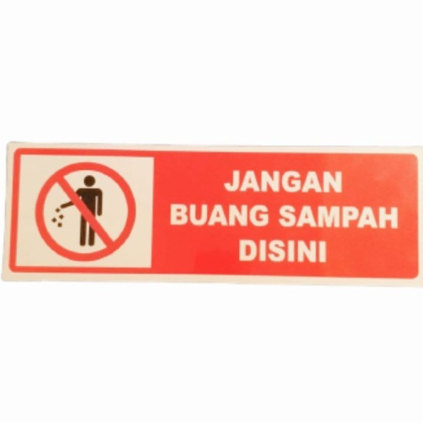 

PLAT JANGAN BUANG SAMPAH DISINI