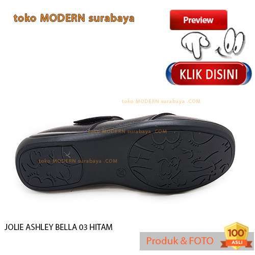 Sepatu pantofel wanita sekolah kerja slip on JOLIE ASHLEY BELLA 03