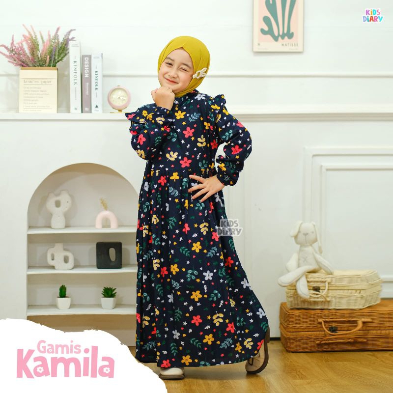 OLD Baju Gamis Muslim Anak Gamis Kamila / Baju Gamis Anak Baju Lebaran