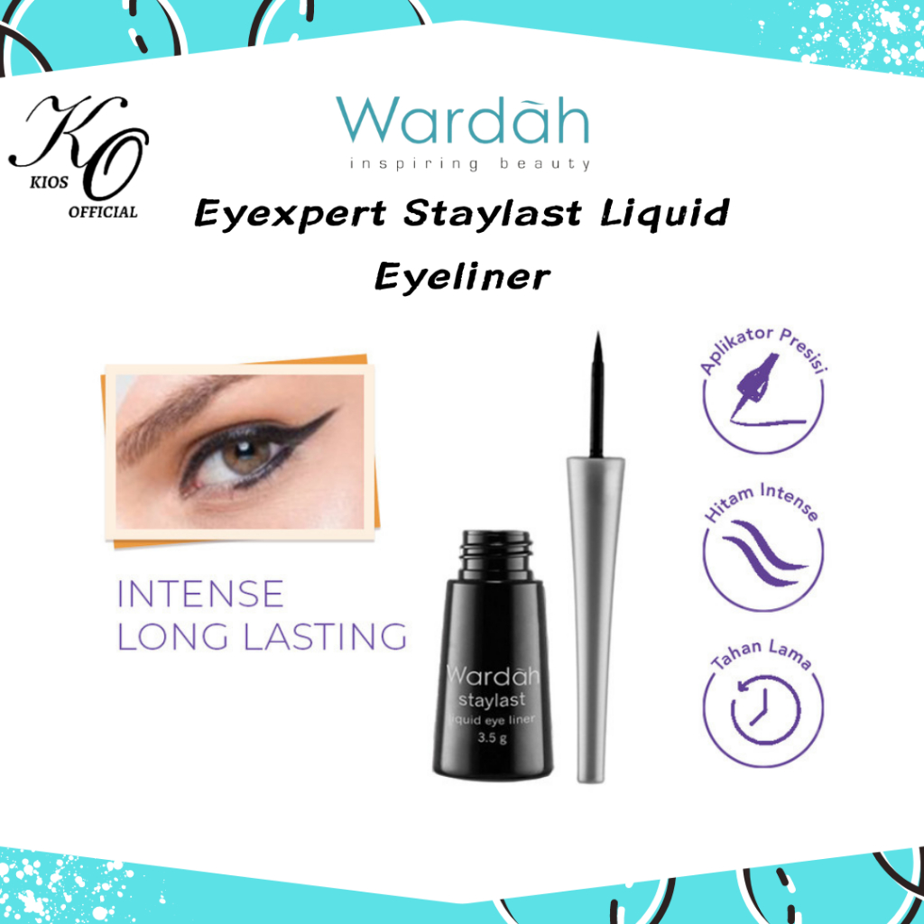 Wardah Eyexpert Staylast Liquid Eyeliner 3.5g | Waterproof Eyeliner