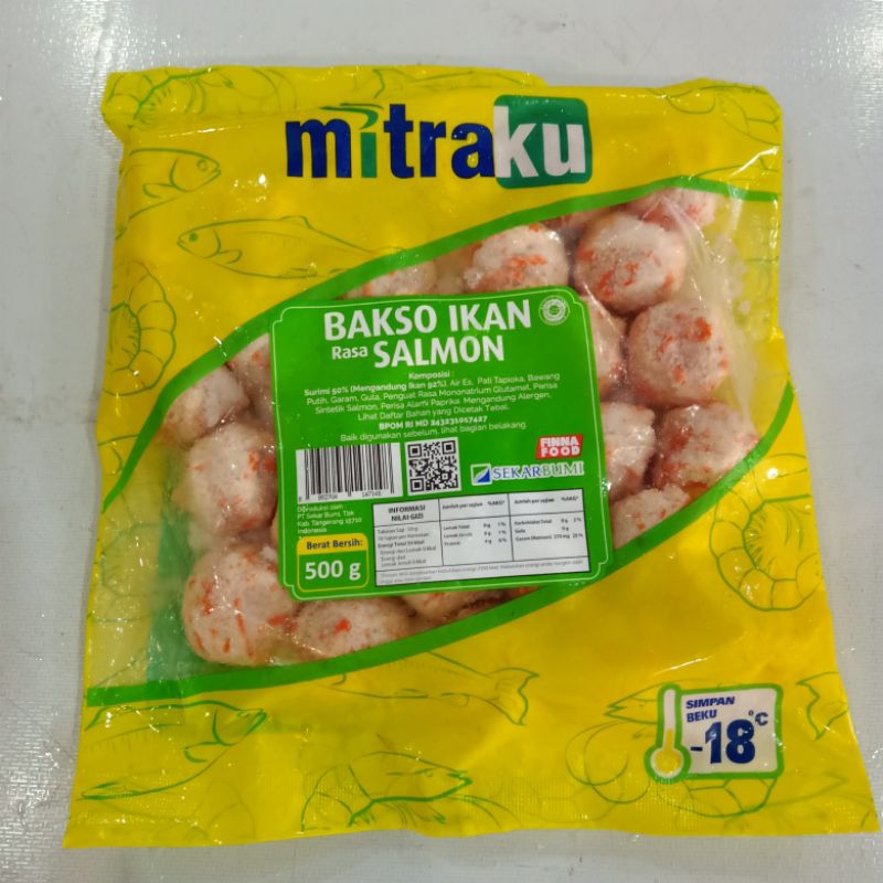 

Mitraku Bakso Ikan Rasa Salmon 500 g