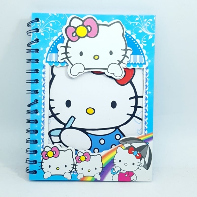

Buku Tulis Notebook Note Ring Book Alat Tulis Catatan A5 Biru A836-04