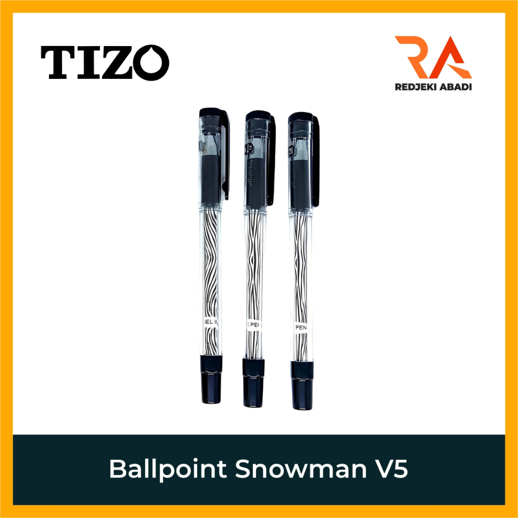 

Ballpoint Snowman tizo