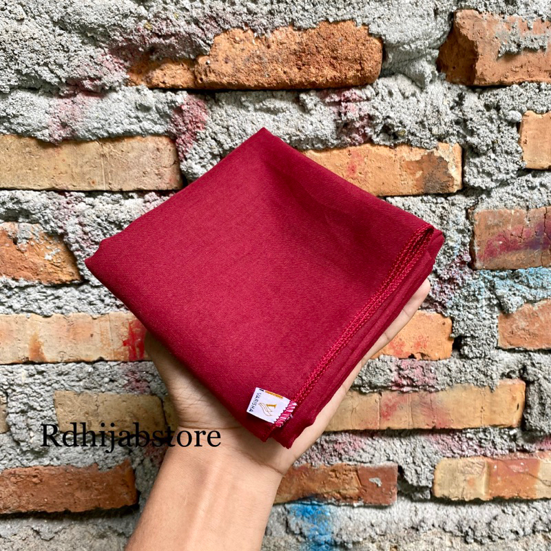 hijab segiempat paris / catton paris old | red rose | azara | varisha-Maroon