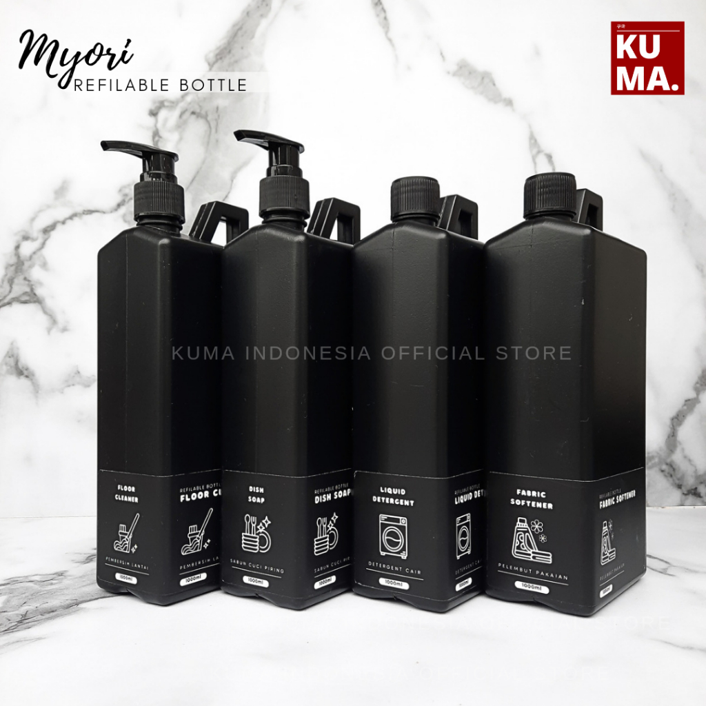 KUMA Myori Jerigen Refill 500ml Aesthetic Jerrycan Botol Isi Ulang Detergen Sabun Cair