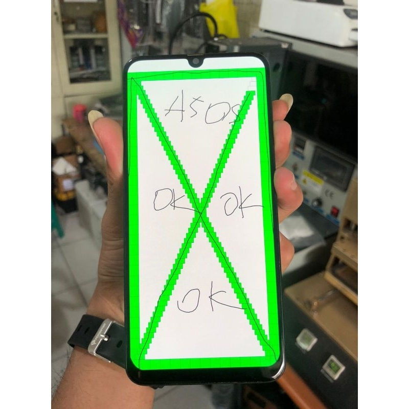 LCD SAMSUNG A50 COPOTAN ORIGINAL 100%