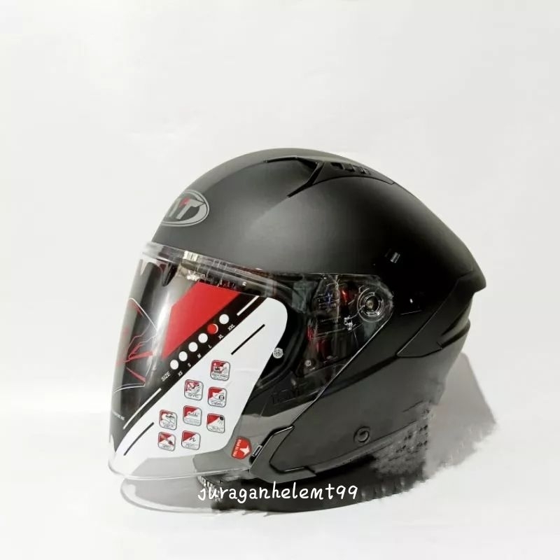 Helm half face KYT nfj solid