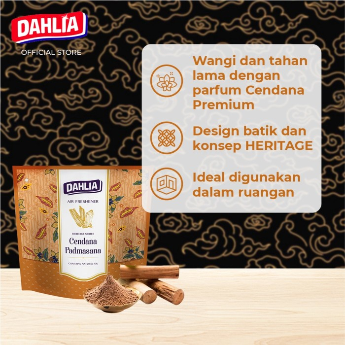 Dahlia pengharum ruangan gantung 75gr - aroma Cendana Padmasana