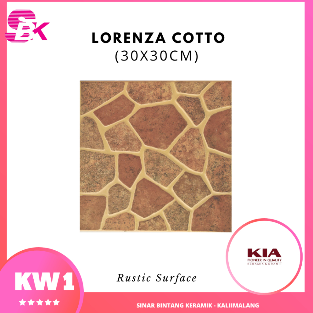 Keramik Teras 30x30 Lorenza Cotto