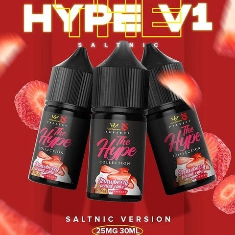 THE HYPE 30ML STRAWBERRY POUNDCAKE 25MG