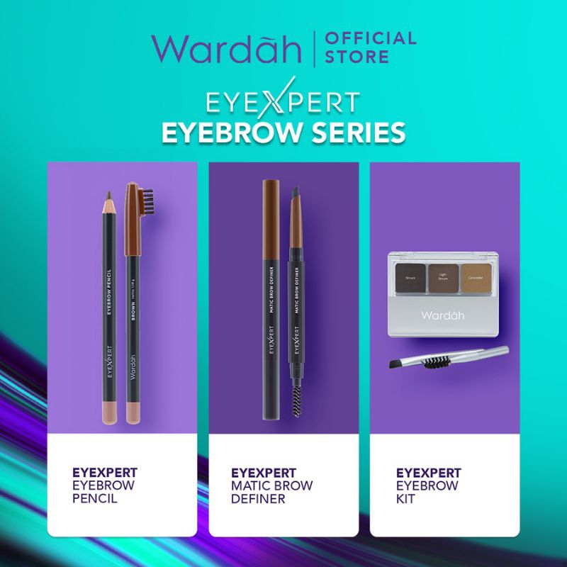 Wardah Eyexpert Eyebrow Kit 3g