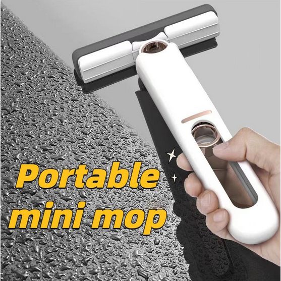 Alat Pel Mini Mop Portable Pembersih Ruangan Lantai Layar Kaca Meja