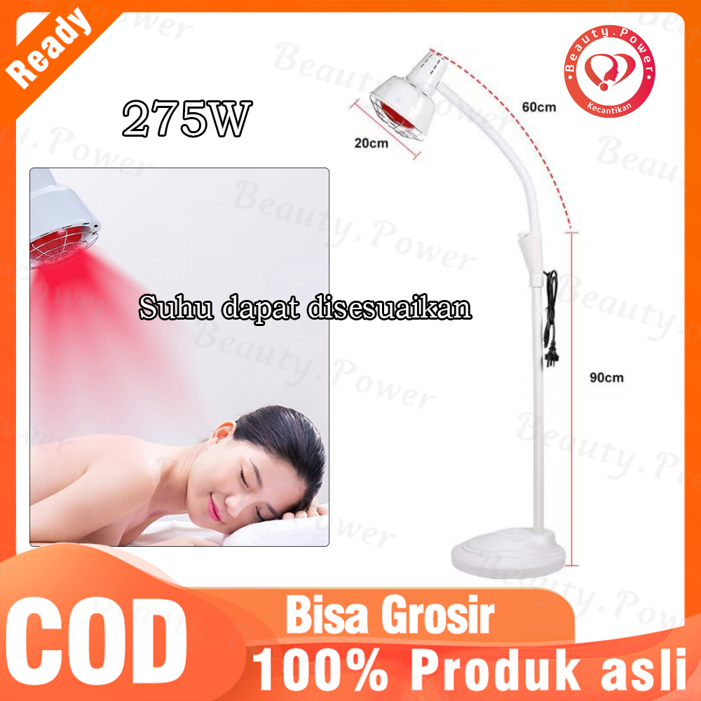 275W Lampu Terapi Pemanas Inframerah Dudukan Lantai Lampu Terapi Penghilang Rasa Sakit Sesuaikan waktu dan suhu , Regulasi Eropa