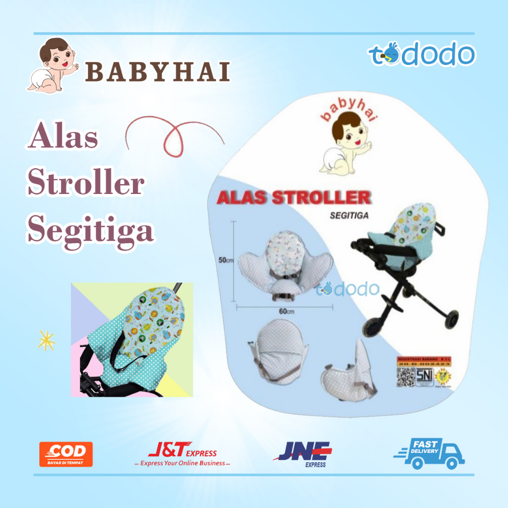 Baby Hai Alas Stroller Segitiga BH0254