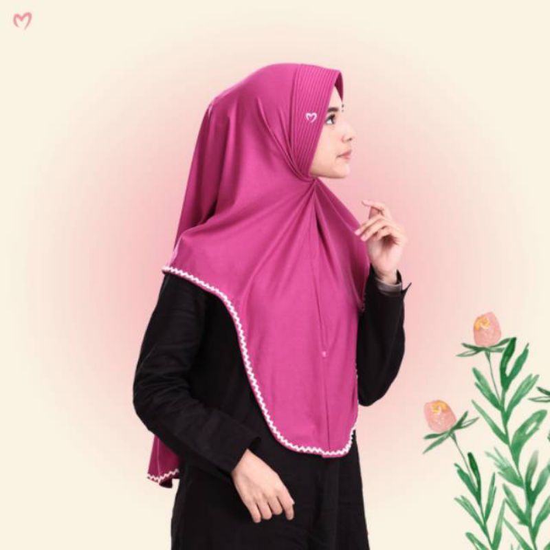 Bergo Nafhah size M by Pasmira
