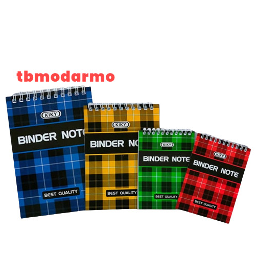 Tbmo Binder A5 Kiky Note Checker / Buku Catatan