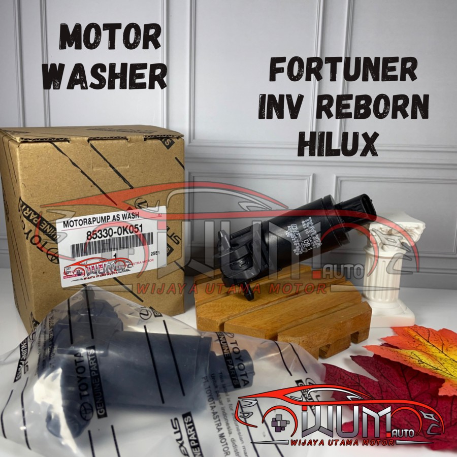 MOTOR PUMP WASHER DINAMO POMPA AIR WIPER INNOVA REBORN FORTUNER HILUX